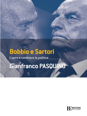 cover image of Bobbio e Sartori